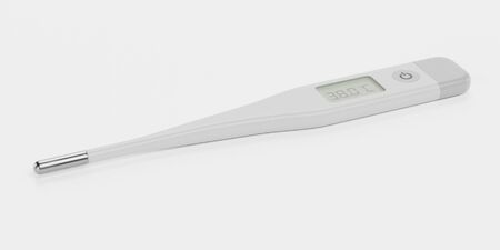 Realistic 3D Render of Thermometer