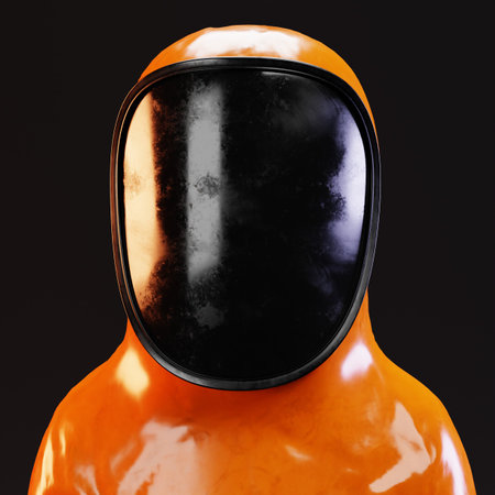 Realistic 3D Render of Protective Suitの写真素材