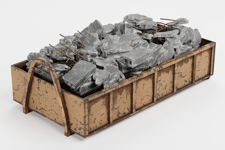 Realistic 3D Render of Skipの写真素材