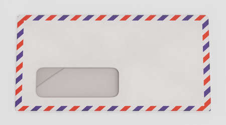 Realistic 3D Render of Paper Envelope