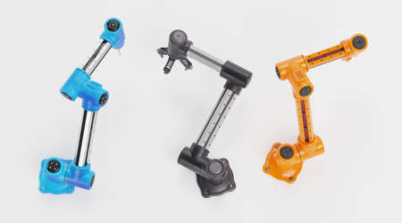 Realistic 3D Render of Robotic Arms