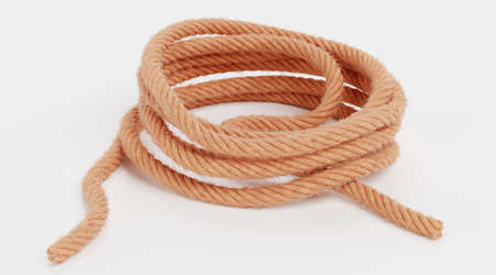 Realistic 3D Render of Rope