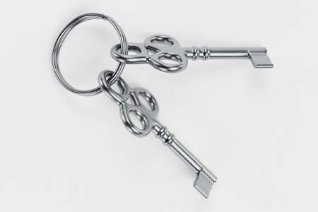 Realistic 3D Render of Small Keys