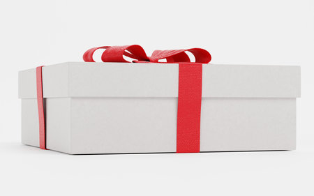 Realistic 3D Render of Gift