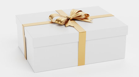Realistic 3D Render of Gift