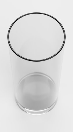 Realistic 3D Render of Glassの写真素材