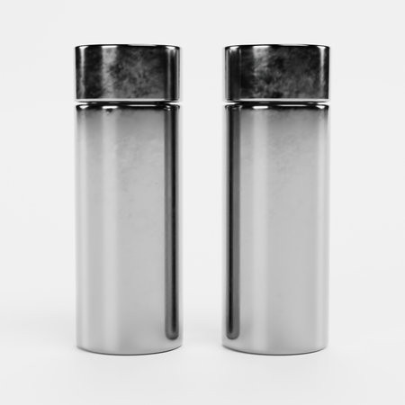 Realistic 3D Render of Salt and Pepperの写真素材