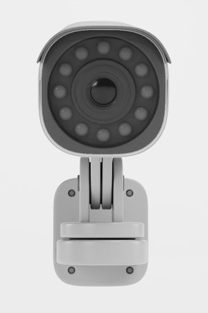 Realistic 3D Render of IP Camera