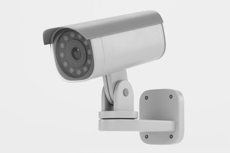 Realistic 3D Render of IP Cameraの写真素材