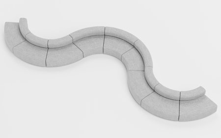 Realistic 3D Render of Sofaの写真素材