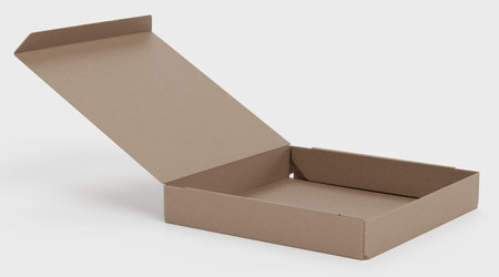 Realistic 3D Render of Pizza Box