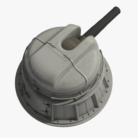 Automatic Naval Close-in Weapon System. 3D Model.の写真素材