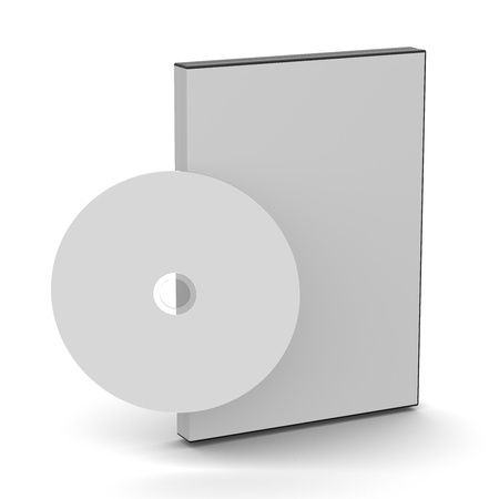 Black DVD/CD caseの写真素材