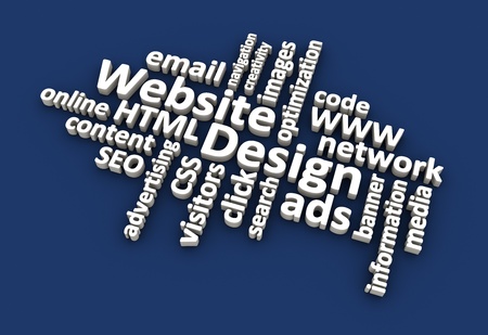 Website and internet related terms.の写真素材