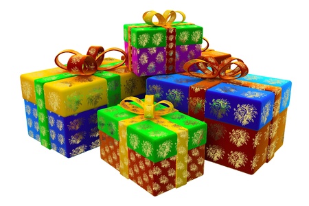 It is a lot of gifts for new yearの写真素材