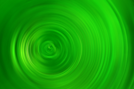 Spin blur circle of green abstract background, Radial blur of greenの写真素材