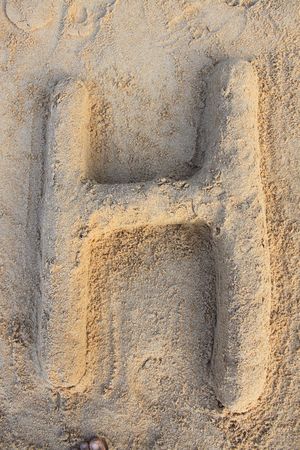 Font Hの写真素材