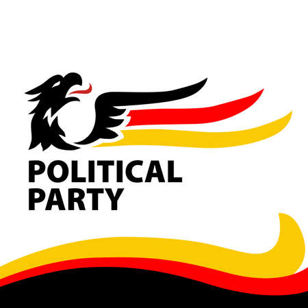 Preview for vector : Symbol of the political party. Germany eagle.の写真素材
