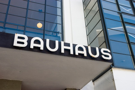 Bauhaus Dessau writingの写真素材