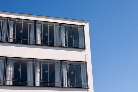 Bauhaus Dessau detailの写真素材