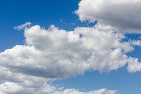 Blue sky with moody clouds