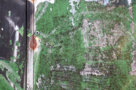 Grungy texture on a metal plateの写真素材