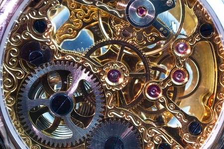 Detail of a clockwork