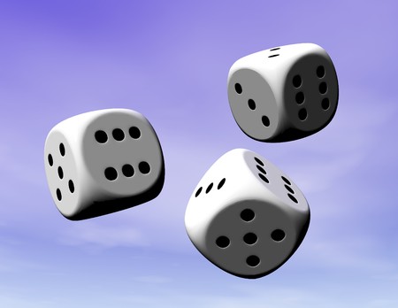 Digital visualization of dice