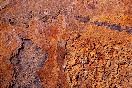 Structure of rusty iron tubesの写真素材