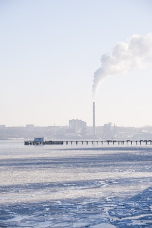 sheets of ice in the baltic seaの写真素材