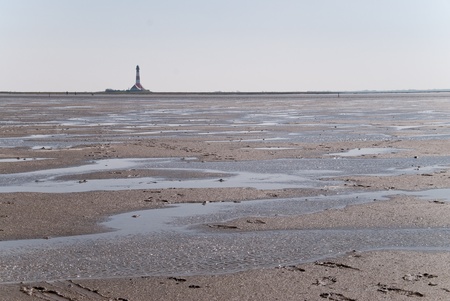 north sea beach of st. peter-ording / germanyの写真素材