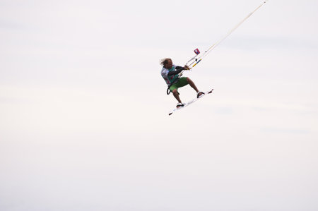 ST. PETER-ORDING, GERMANY - JULY 16-24: Palmolive Kitesurf Worldcup 2010 in St. Peter-Ording, July 16-24, 2010 in St. Peter-Ording, Germanyのeditorial素材