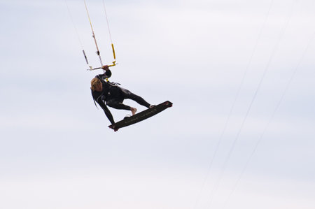 ST. PETER-ORDING, GERMANY - JULY 16-24: Palmolive Kitesurf Worldcup 2010 in St. Peter-Ording, July 16-24, 2010 in St. Peter-Ording, Germanyのeditorial素材