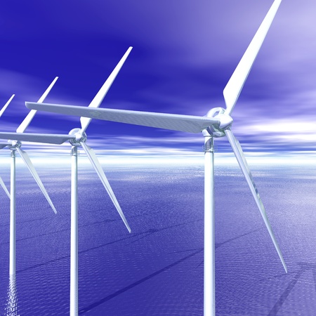 Digital visualization of a wind generator