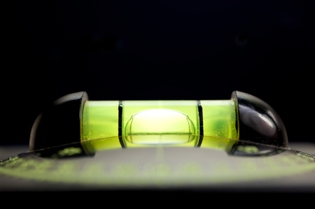 Close up of a water levelの写真素材