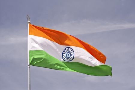 Flag of Indiaの写真素材