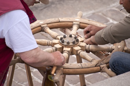 Steering wheelの写真素材