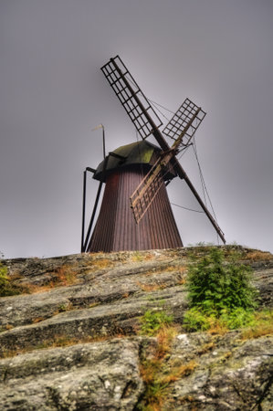 Wind mill in swedenのeditorial素材