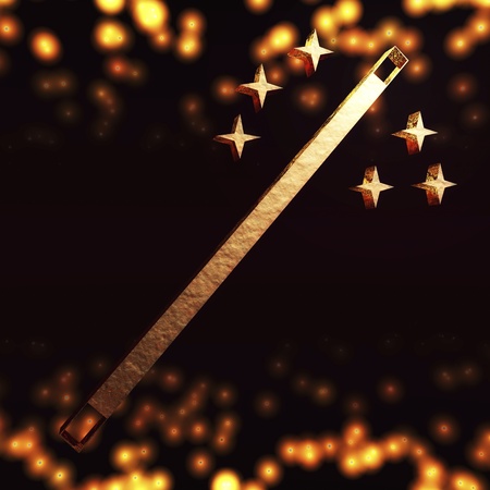 Magic wandの写真素材