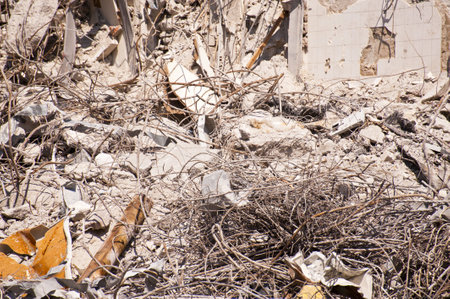 Demolition Buildingのeditorial素材
