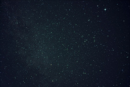 Starfield with Lyra and Vegaの写真素材