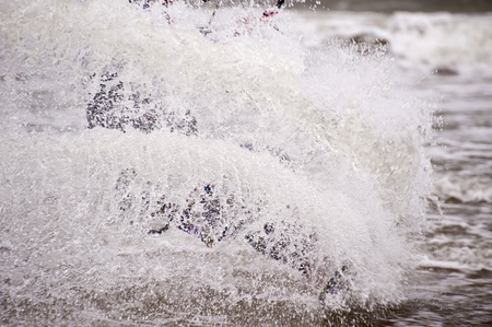 Kitesurfingの写真素材