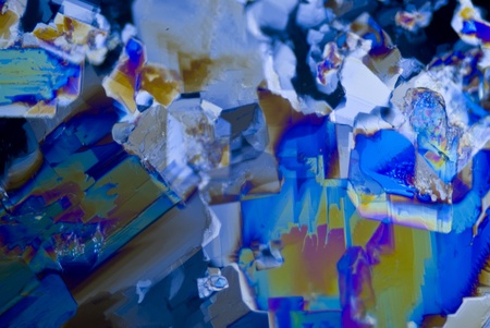 Microcrystals of Saccharinの写真素材