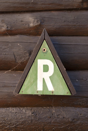 On the Hiking Trail Rennsteig in Germanyのeditorial素材