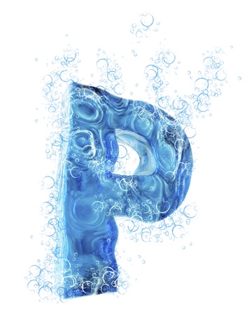 Liquid 3D Letterの写真素材