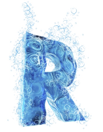 Liquid 3D Letterの写真素材