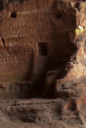 On the Hiking Trail Eifelsteig in the Eifel, Germanyの写真素材