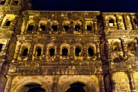 Porta Nigra in Trier, Germanyの写真素材