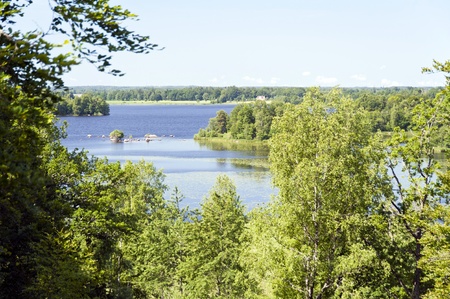 Lake Asnen in southern Sweden