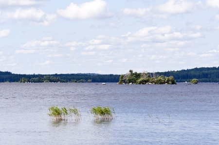 Lake Asnen in southern Sweden